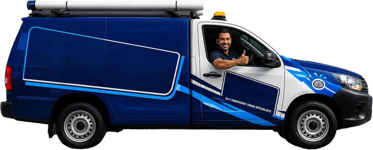 A licensed Prospect plumber heading out in the service van